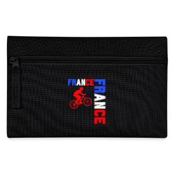 drapeau france cadeau, cadeau france drapeau Vélo - Trousse - noir - Devant