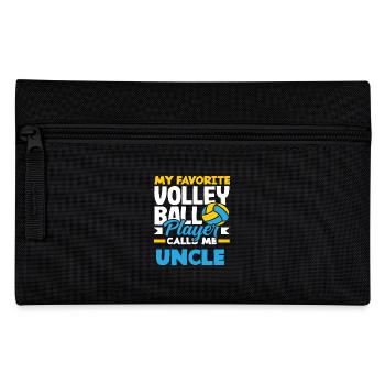 Mon joueur de volley-ball préféré m’appelle oncle - Trousse - noir - Devant
