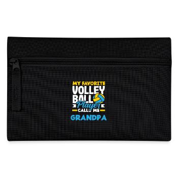 Mein Lieblings-Volleyballspieler Nennt Mich Opa - Federtasche - Schwarz - Vorne
