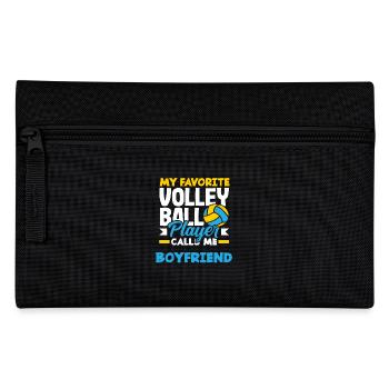 Mein Lieblings Volleyballspieler Nennt Mich Freund - Federtasche - Schwarz - Vorne