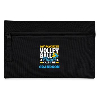 Mein Lieblings Volleyballspieler Nimmt Mich Enkel - Federtasche - Schwarz - Vorne