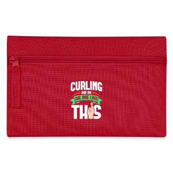 Curling Me sind wie - Federtasche - Rot - Vorne