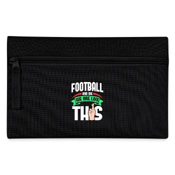 Football Me Are Like - Federtasche - Schwarz - Vorne