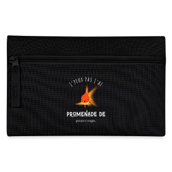 I can't I have a goldfish walk - Pencil Case - black - Front