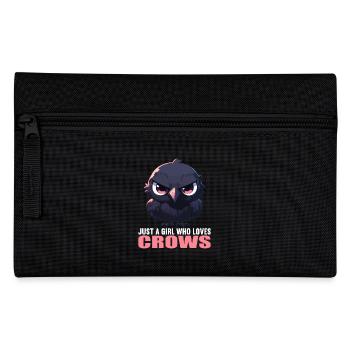 Krähen Krähe - Federtasche - Schwarz - Vorne
