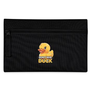 Lustige Ente I Don't Give A Duck für Männer und - Federtasche - Schwarz - Vorne