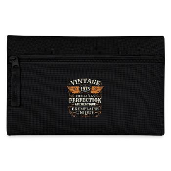 Vintage Classic 1975 Retro 50th Anniversary - Pencil Case - black - Front
