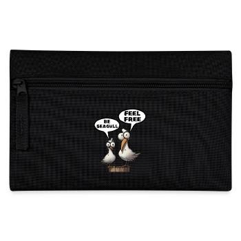 Die Bäädden Möwen - Be Seagull feel free Funshirt - Pencil Case - black - Front
