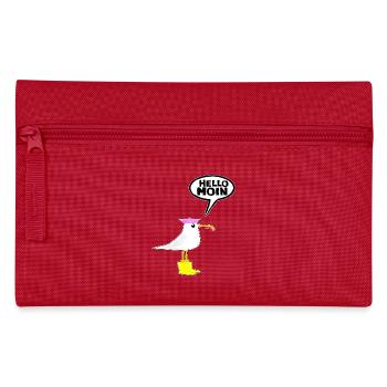 Hello Möwe Gummistiefel Stiefel Hallo Moin - Federtasche - Rot - Vorne