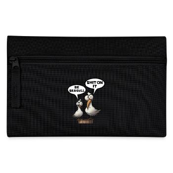 The Bäädden Seagulls - Be Seagull Shit on it Gift - Pencil Case - black - Front