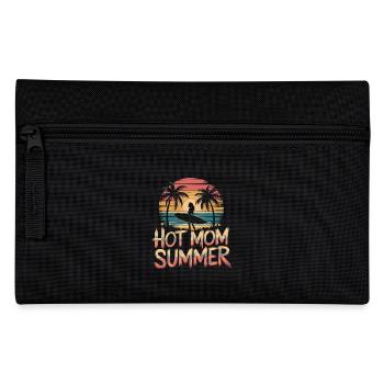 Hot Mom Summer - Surf - Pencil Case - black - Front