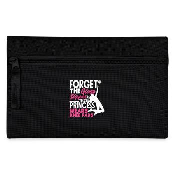 This princess plays volleyball - Pencil Case - black - Front