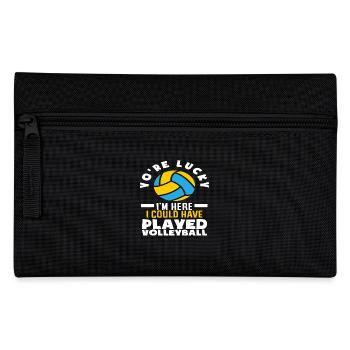 Tu as de la chance que j’ai pu jouer au volley-ball - Trousse - noir - Devant