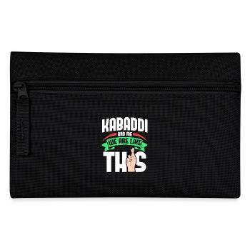 Kabaddi Me Are Like - Federtasche - Schwarz - Vorne