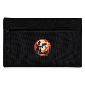 Sci-Fi Beam Cannon Showdown - Pencil Case - black - Front
