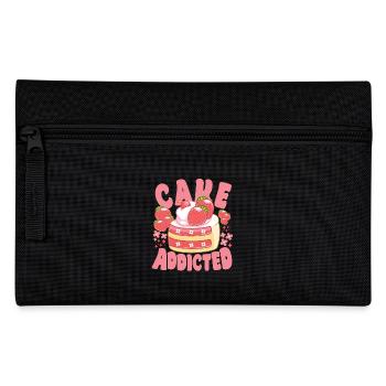 Pastry Lover Cake Addicted Gift Idea - Federtasche - Schwarz - Vorne