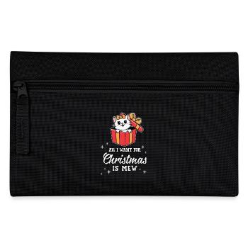 Tout ce que je veux pour Noël, c’est miaou chat mignon - Trousse - noir - Devant