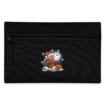 Thanksgiving Truthahn Weihnachten - Federtasche - Schwarz - Vorne