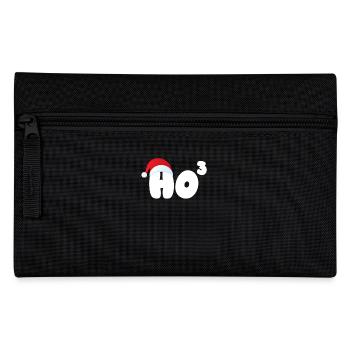 Ho Cubed Funny Christmas Math Teacher Ho Ho Ho - Federtasche - Schwarz - Vorne
