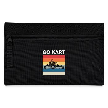 Go Kart Racer Funny Go-Kart Racing Quote Gokart - Pencil Case - black - Front