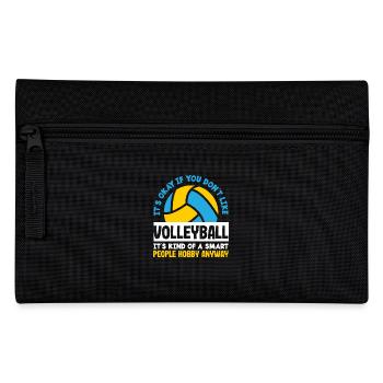 Volleyball is for clever minds, you say - Pencil Case - black - Front