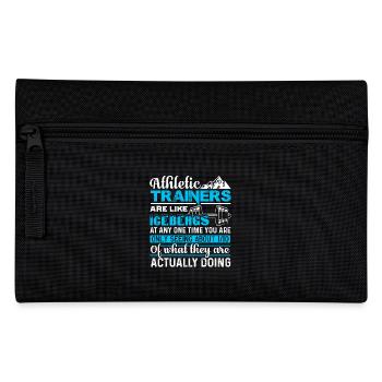 Funny Things About Athletic Trainer - Pencil Case - black - Front