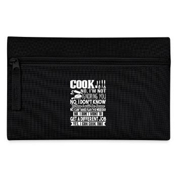 Cook Funny Cook I am Not Ignoring You - Pencil Case - black - Front