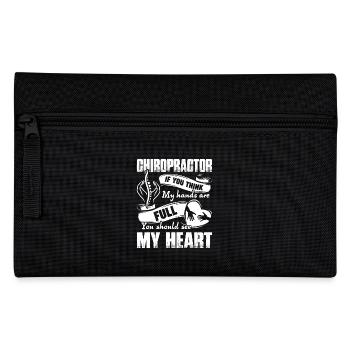 Chiropractor Chiropractor Full Heart - Pencil Case - black - Front