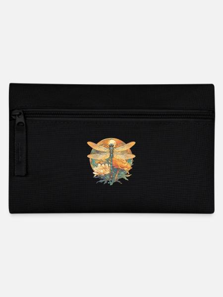 Dragonflies Dragonfly - Pencil Case - black