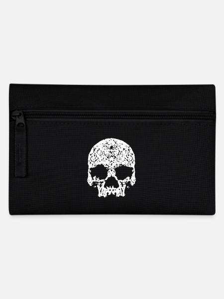Totenkopf / Skull - Federtasche - Schwarz