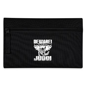 Beware I Know Judo - Pencil Case - black - Front