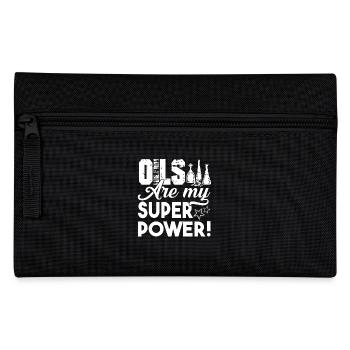 Essential Oil Oils Are My Super Power - Pencil Case - black - Front