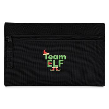 Équipe Elfe Onze Elfes Elfes Noël Onze Noël - Trousse - noir - Devant