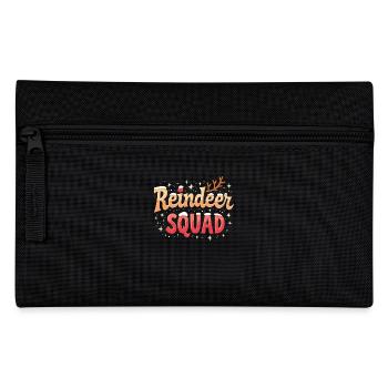Reindeer Squad Rentier Weihnachten Rentiere Xmas - Federtasche - Schwarz - Vorne