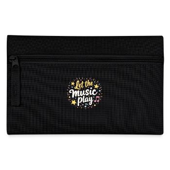 Let the Music Play Music Stars & Sheet Music Musicians - Pencil Case - black - Front