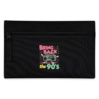 Bring Back the 90's Retro Boombox 90er Jahre - Federtasche - Schwarz - Vorne
