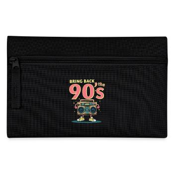 Bring Back the 90's Retro Boombox 90s - Pencil Case - black - Front