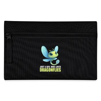 Libellen Libelle - Federtasche - Schwarz - Vorne