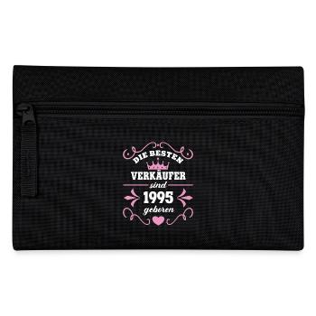 Geburtstag 1995 Verkäuferin Kollegin Verkauf - Federtasche - Schwarz - Vorne