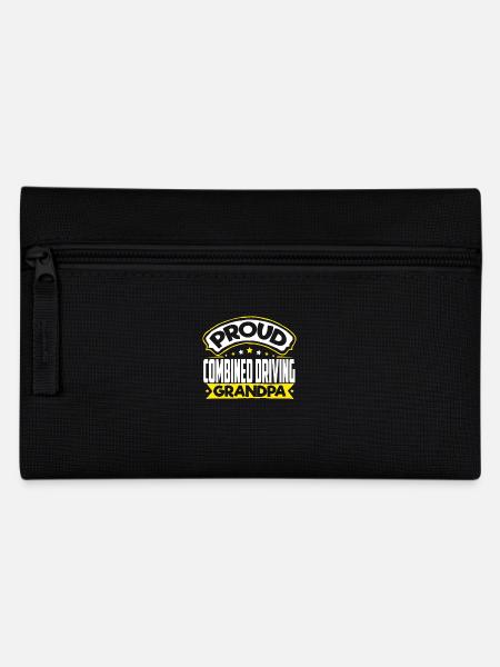 Sport Opa Kombi Fahren Opa - Federtasche - Schwarz