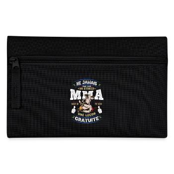 MMA - Leçon Gratuite Arts Martiaux Mixtes - Trousse - noir - Devant