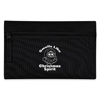 Odeur comme Noël chemise Père Noël cadeau - Trousse - noir - Devant