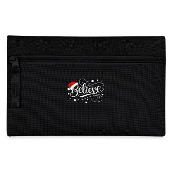 Believe in Santa Claus, Funny Christmas Merry Xmas - Federtasche - Schwarz - Vorne