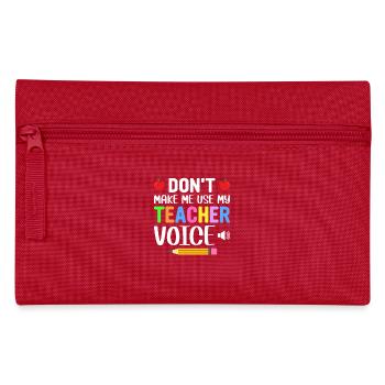 Teacher - Pencil Case - red - Front