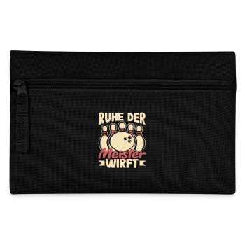 Silence The Master Throws Skittles Fun - Pencil Case - black - Front