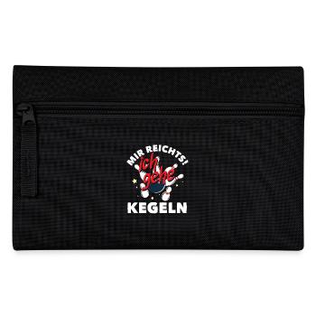 Mir Reichts Ich Gehe Kegeln Spaß - Federtasche - Schwarz - Vorne