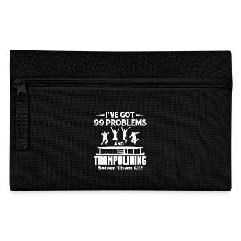 Trampolining Solves All Problems - Pencil Case - black - Front