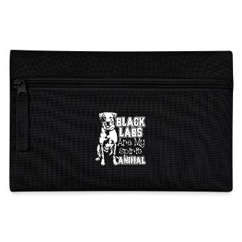 Black Labs Are My Spirit Animal - Pencil Case - black - Front