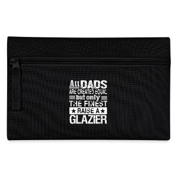 Only The Finest Dad Raise A Glazier - Pencil Case - black - Front