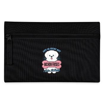Bichon Frises Make Life Better - Pencil Case - black - Front
